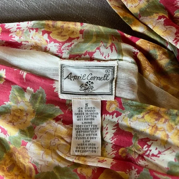 Lovely April Cornell Floral Dress Size Small - Picture 4 of 4